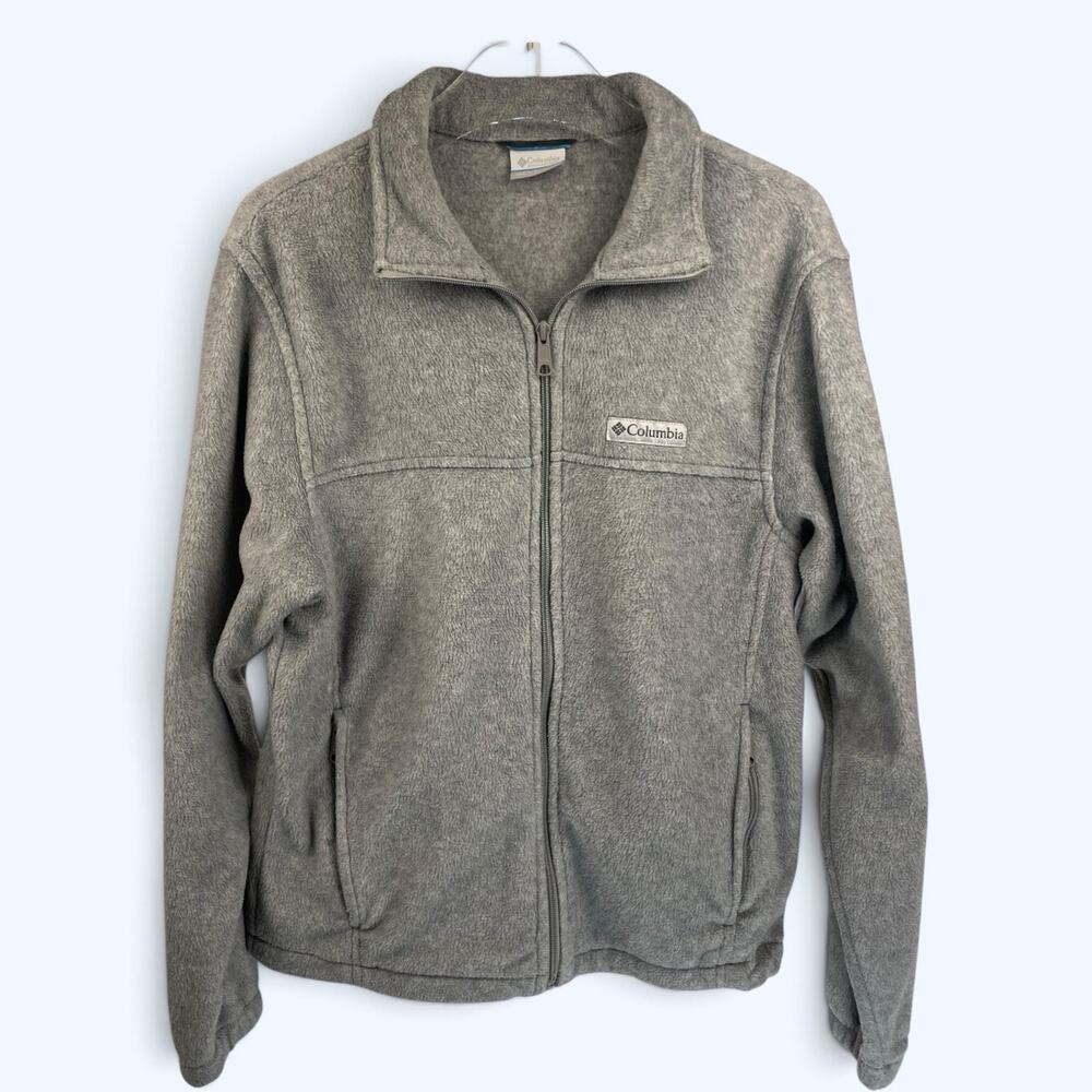 Columbia Men's Steens Mountain Full-zip 2.0 Fleece Jacket Heather Gray Medium